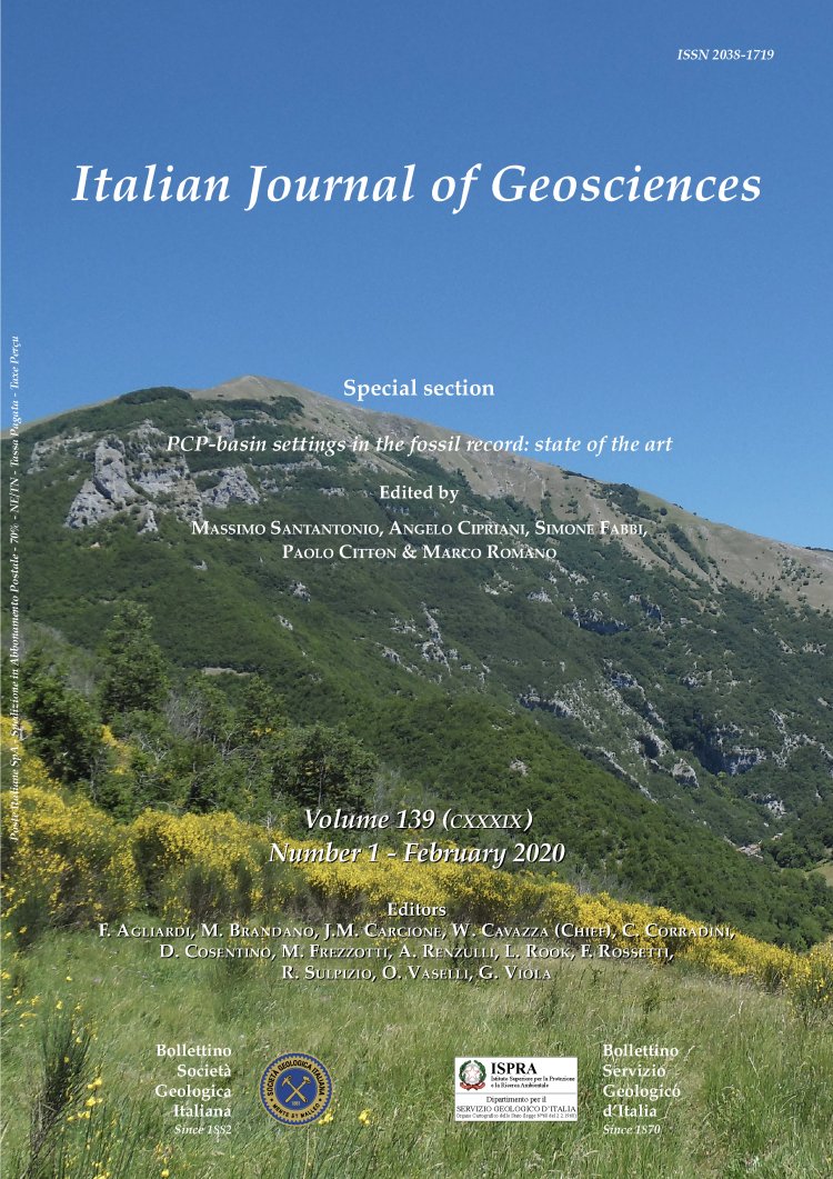 Italian Journal of Geosciences - Vol. February 2020