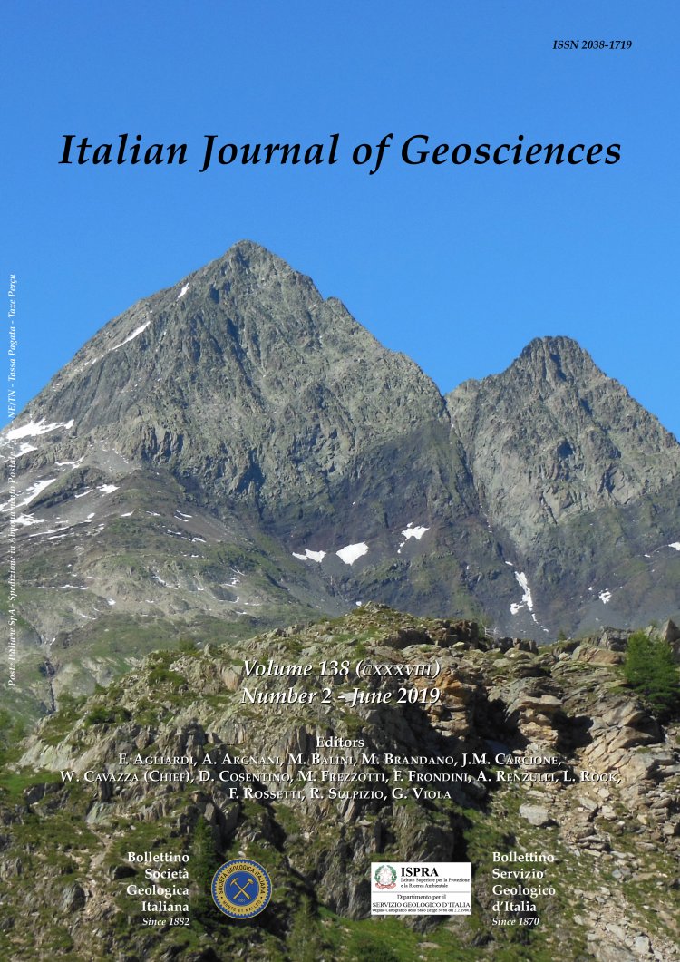 Italian Journal of Geosciences - Vol. June 2019