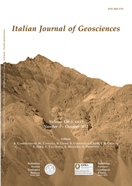 Italian Journal of Geosciences - Vol. October 2011