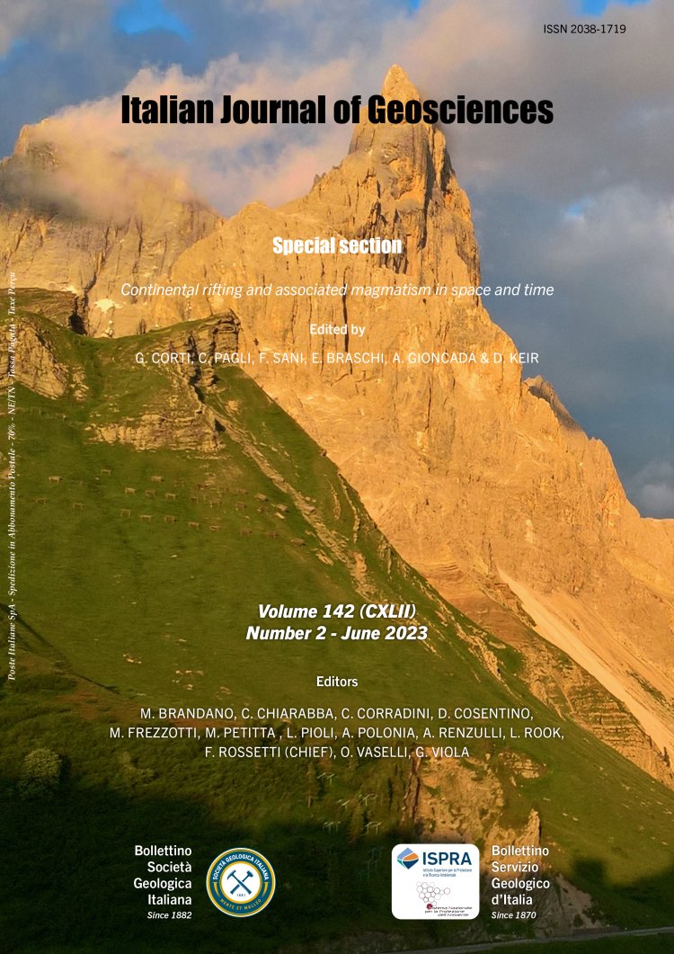Italian Journal Of Geosciences - Vol. June 2023