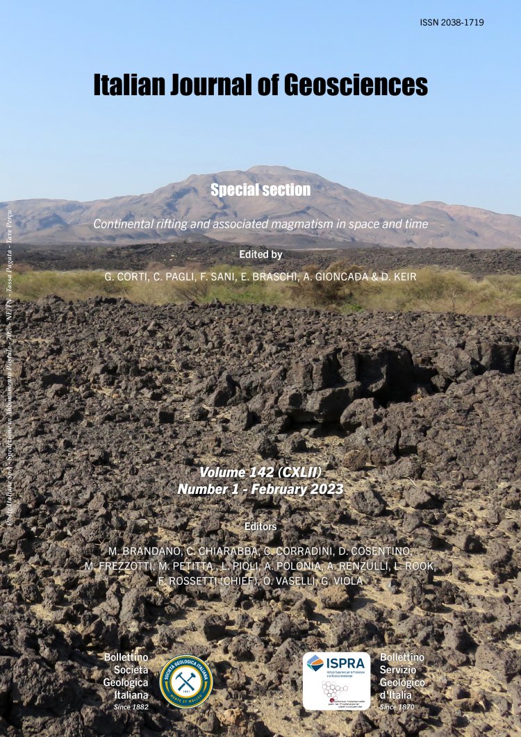 Italian Journal Of Geosciences - Vol. February 2023
