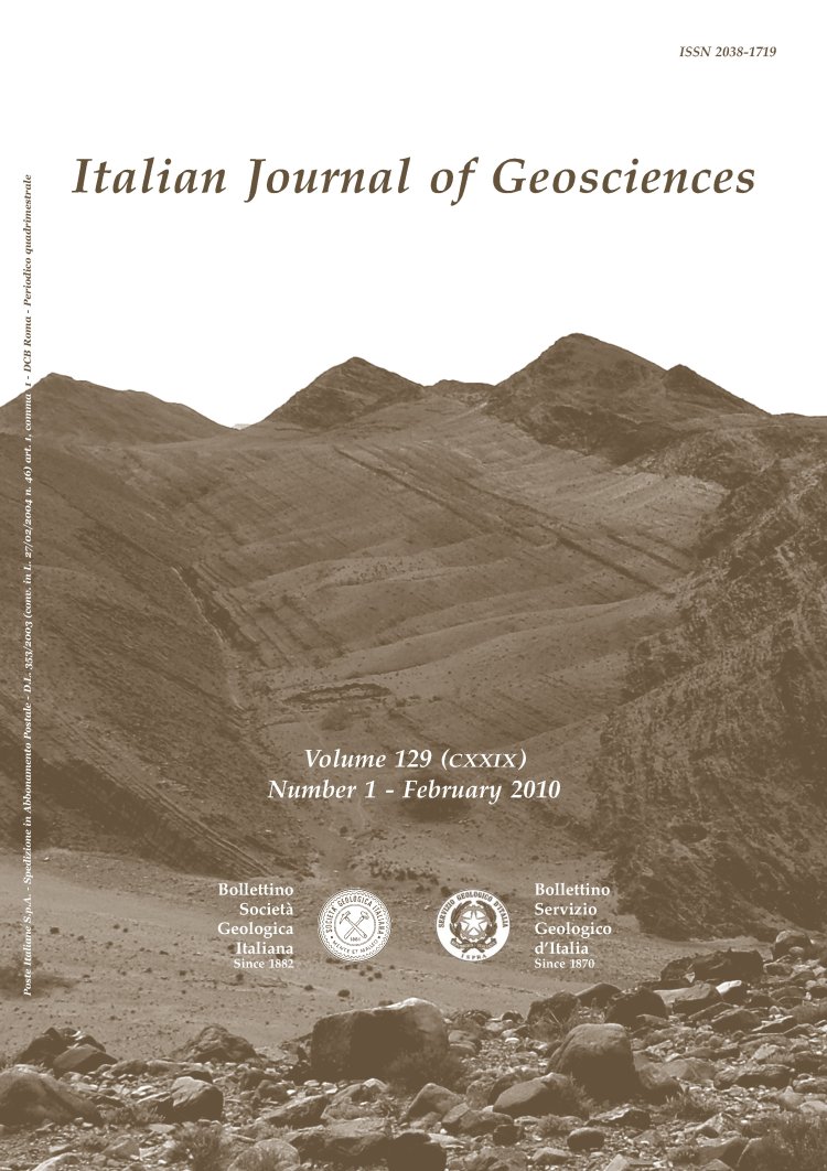 Italian Journal of Geosciences - Vol. 129 (2010) f.1