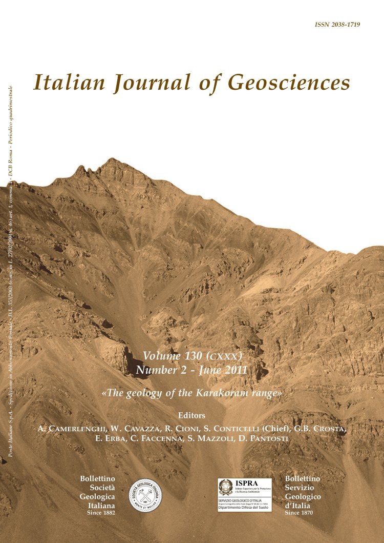 Italian Journal of Geosciences - Vol. June 2011