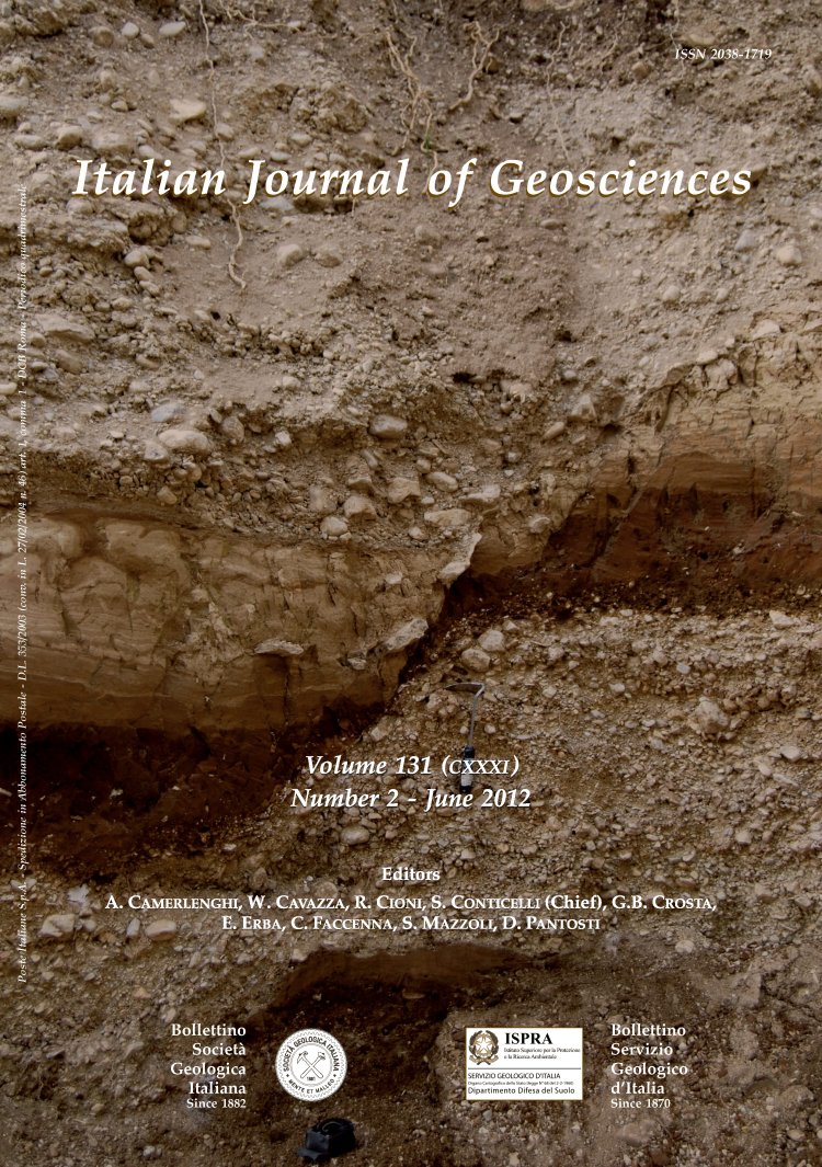 Italian Journal of Geosciences - Vol. June 2012