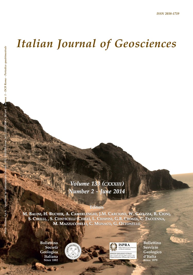 Italian Journal of Geosciences - Vol. June 2014