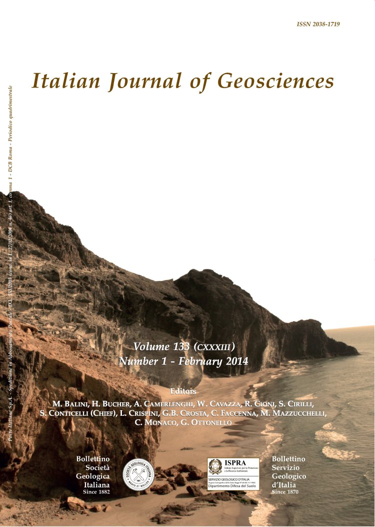 Italian Journal of Geosciences - Vol. 133 (2014) f.1