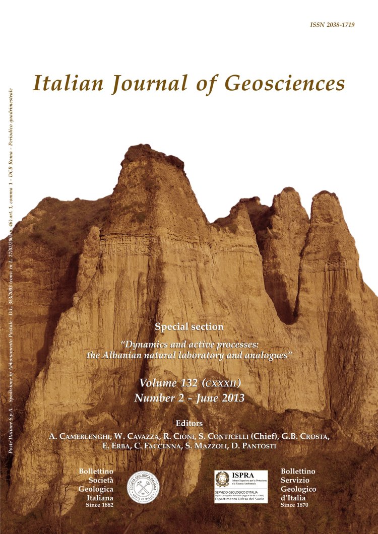 Italian Journal of Geosciences - Vol. 132 (2013) f.2