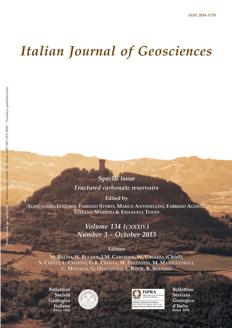 Italian Journal of Geosciences - Vol. October 2015