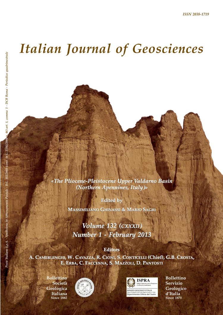 Italian Journal of Geosciences - Vol. 132 (2013) f.1