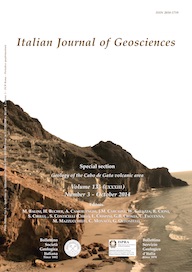 Italian Journal of Geosciences - Vol. October 2014