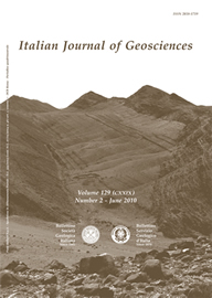 Italian Journal of Geosciences - Vol. June 2010